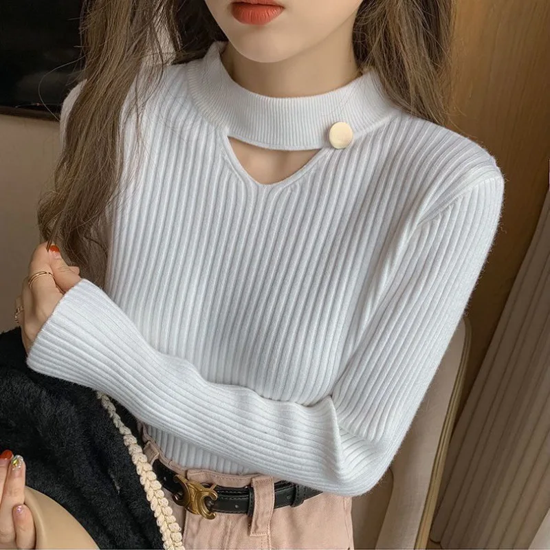 Корейская версия свитер с подвеской на шею женский интерьер новый дизайн нишевый