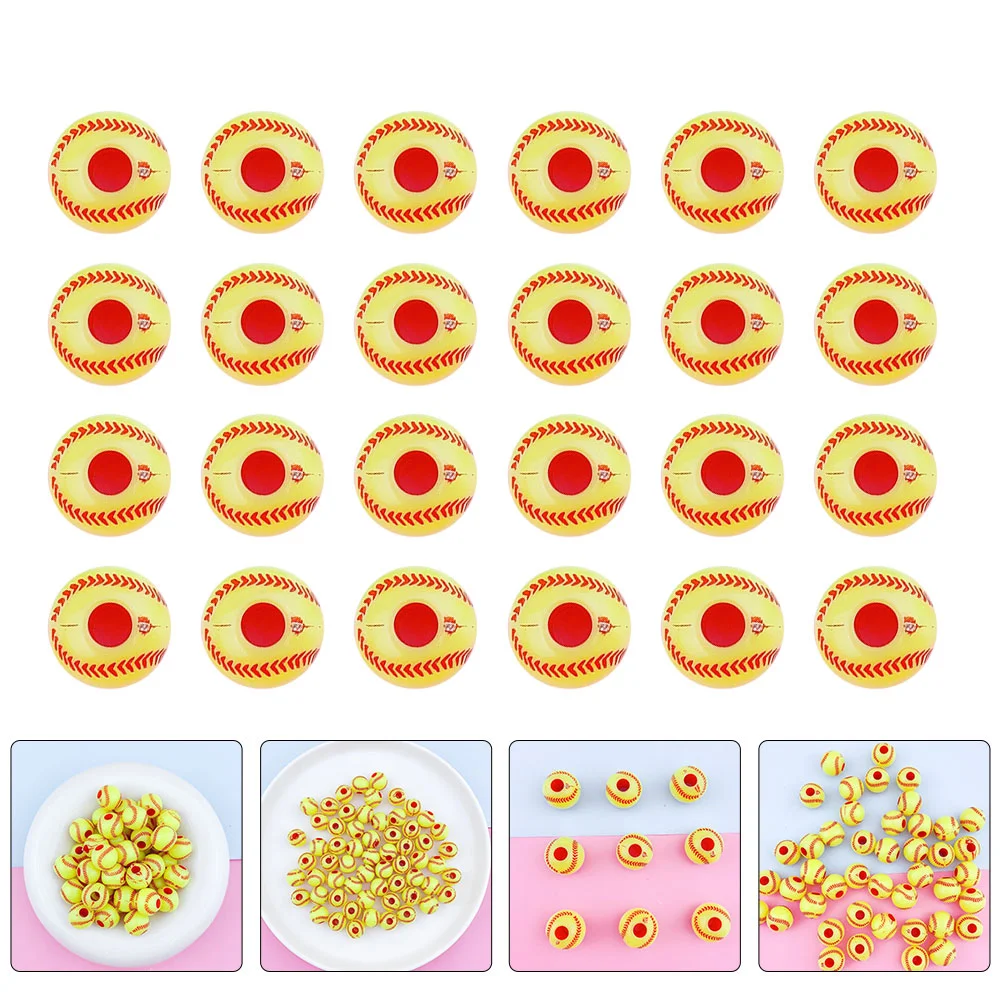 

Изготовление бусин, акриловые ювелирные изделия, браслет, Софтбол, Бейсбол, свободные аксессуары, браслеты из бисера, самодельная фурнитура...