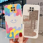 Чехол для Redmi Note 9 Poco X3 Pro, милый чехол для Xiaomi Redmi Note 9S, чехол для Redmi Note 8 9 10 Max Redmi 9C 10 Mi 11 Lite, чехол со смайликом