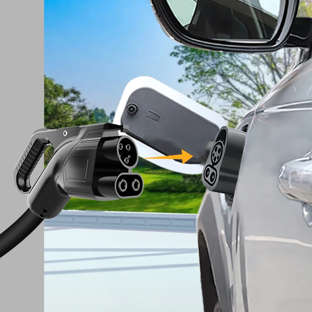 Адаптер зарядного устройства GOODCELL CCS1 на NACS совместимый с Tesla Model 3/X/Y максимальная