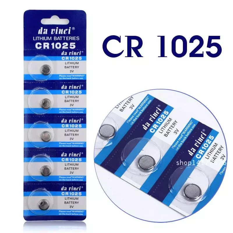 Литиевая батарея CR1025 3 в 25 шт. Кнопочная сменная высокой плотности энергии 1025 для