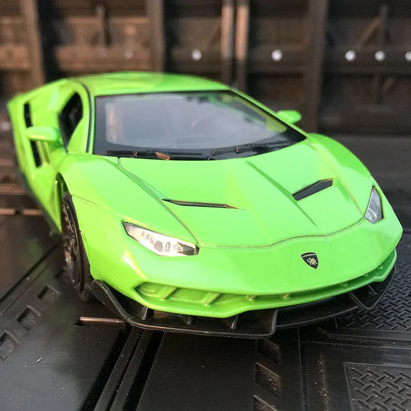 1:32 Lamborghinis LP770 модель спортивного автомобиля из сплава литый под давлением звук
