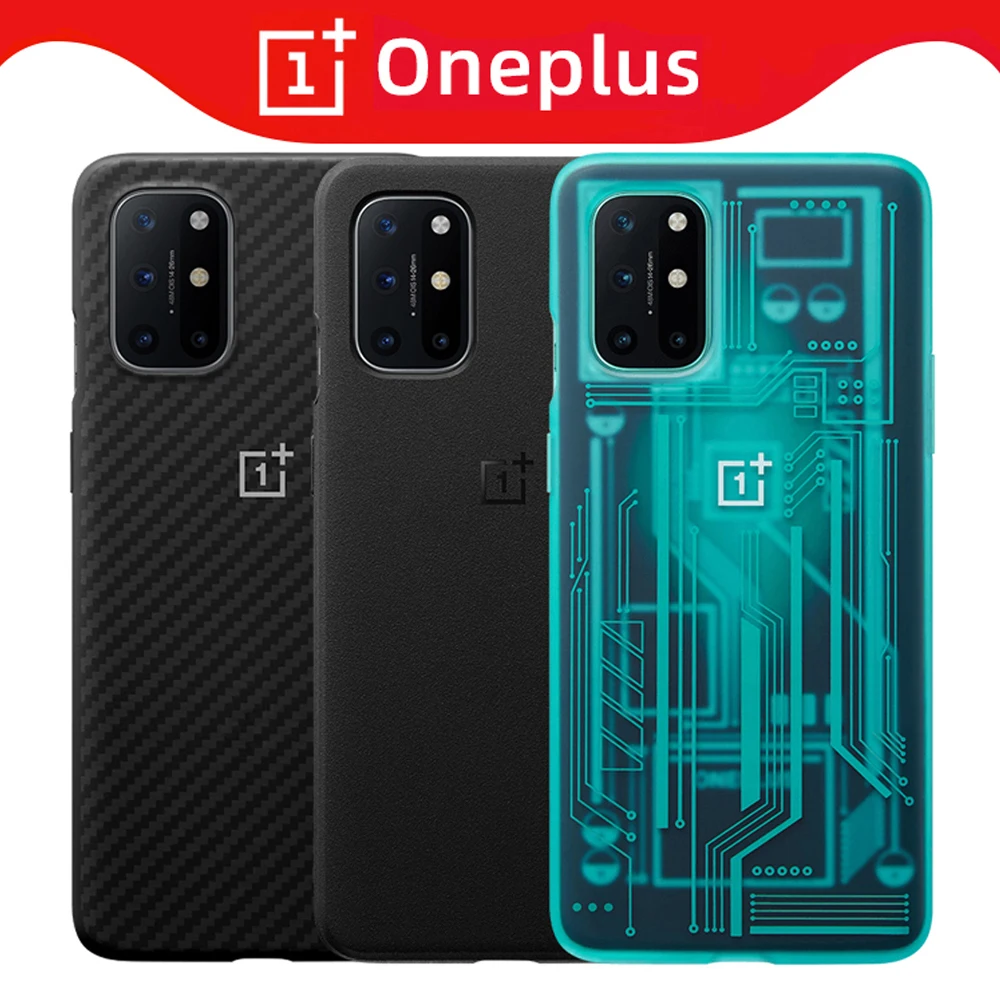 

100% Original Oneplus 8T Case Karbon Protective Quantum Bumper Sandstone Cyan Black Cases CoverFor One Plus 8T Case OPO