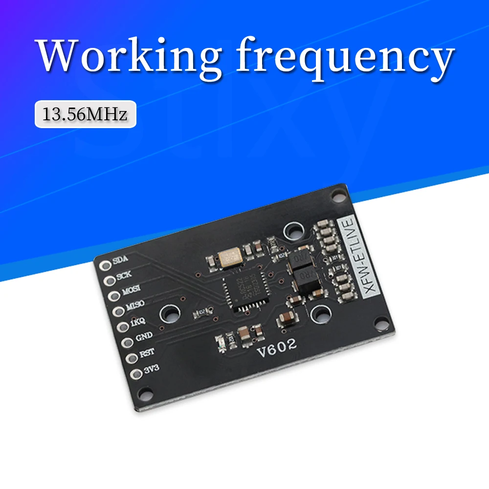 Мини-модуль RFID RC522 Комплекты S50 13 56 МГц 6 см с метками SPI Запись и чтение для arduino 2560