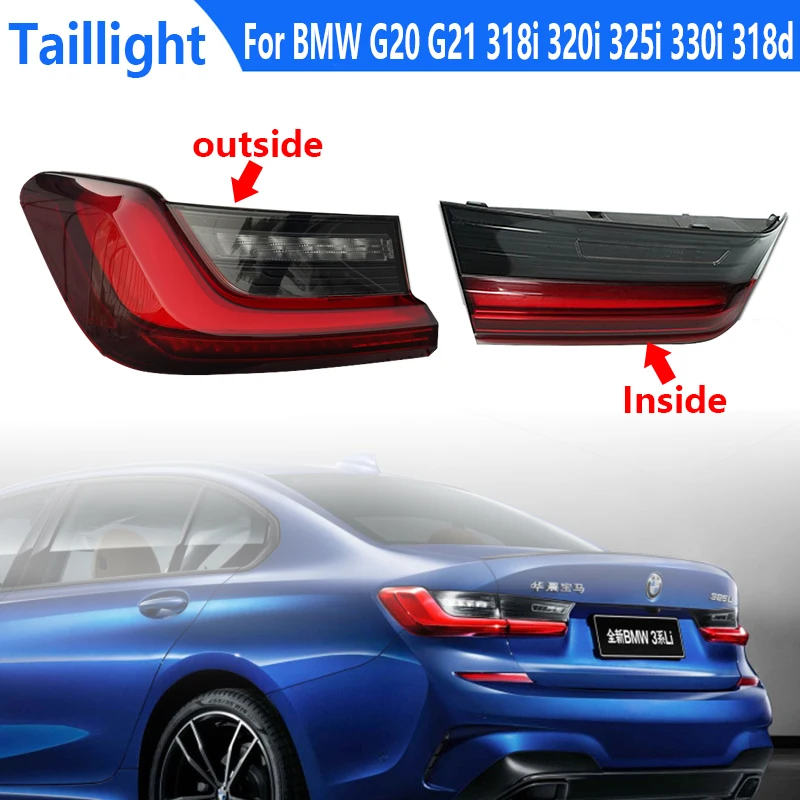 

Car LED Rear Tail Light For BMW G20 G21 318i 320i 325i 330i 318d 320d 330d 2020 2021 2022 Sedan Brake Bumper Stop Fog Light