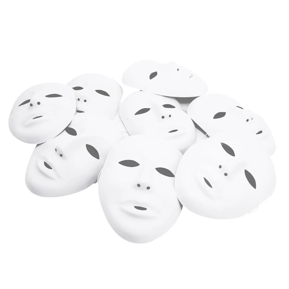 

24pcs Blank Costumes DIY Painting for Masquerade Party