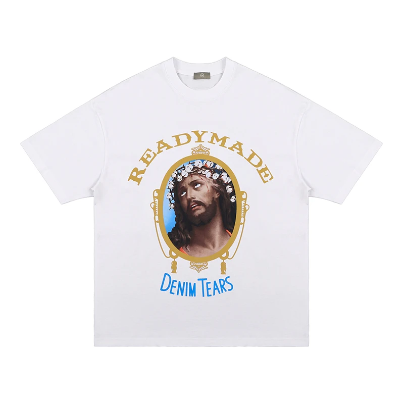 

Mens Summer Tshirts Crew Neck Washed Streetwear Casual Oversized Top Tees Retro Harajuku Short Sleeve Letter Character Print