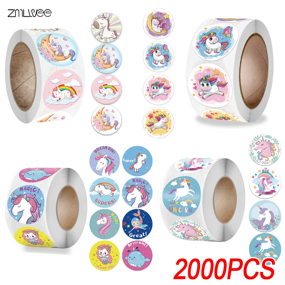 

Sticker Unicorn Reward Stickers Animal Patterns Cartoon Stickers Wholesale Stickers Self-adhesive Sealing Stickers Birthday Gift