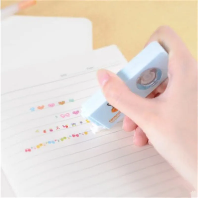 1pc Kawaii Creative Lace Tape School Supply Diary Decorative Correction