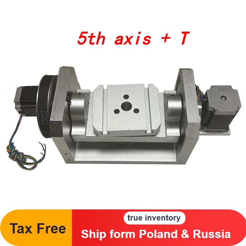 

CNC разделительная головка Cnc 5axis 4th Aixs вращающаяся ось задняя часть 57 шаговый двигатель