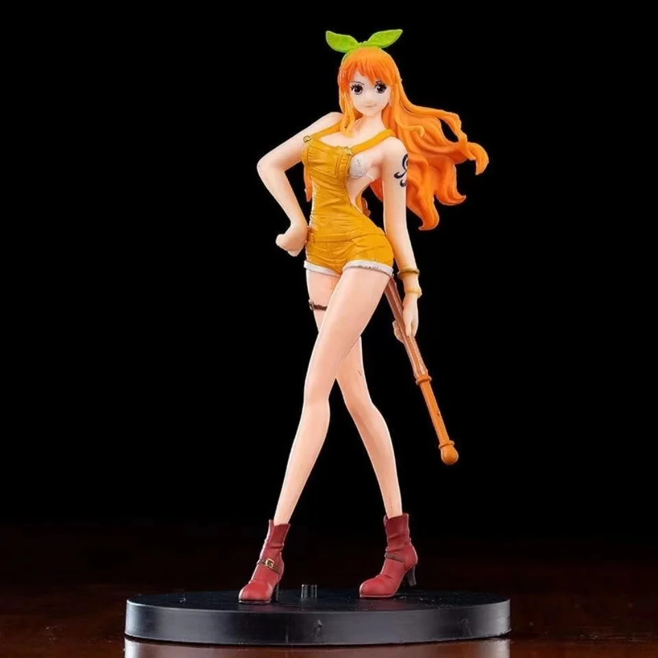 

One Piece Nami Nico Robinmiss Action Figure Model Toy Sitting Position Cartoon Doll Collection Cake Ornaments Gift