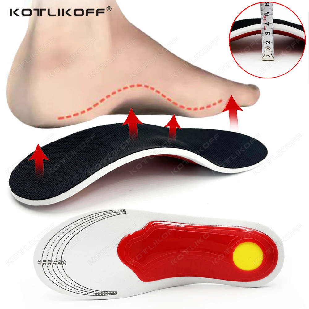 

Orthotic High Arch Support Insoles 3D Arch Support Flat Feet For Women/Men Relief Foot Valgus Pain Orthopedic Work Shoes Pad