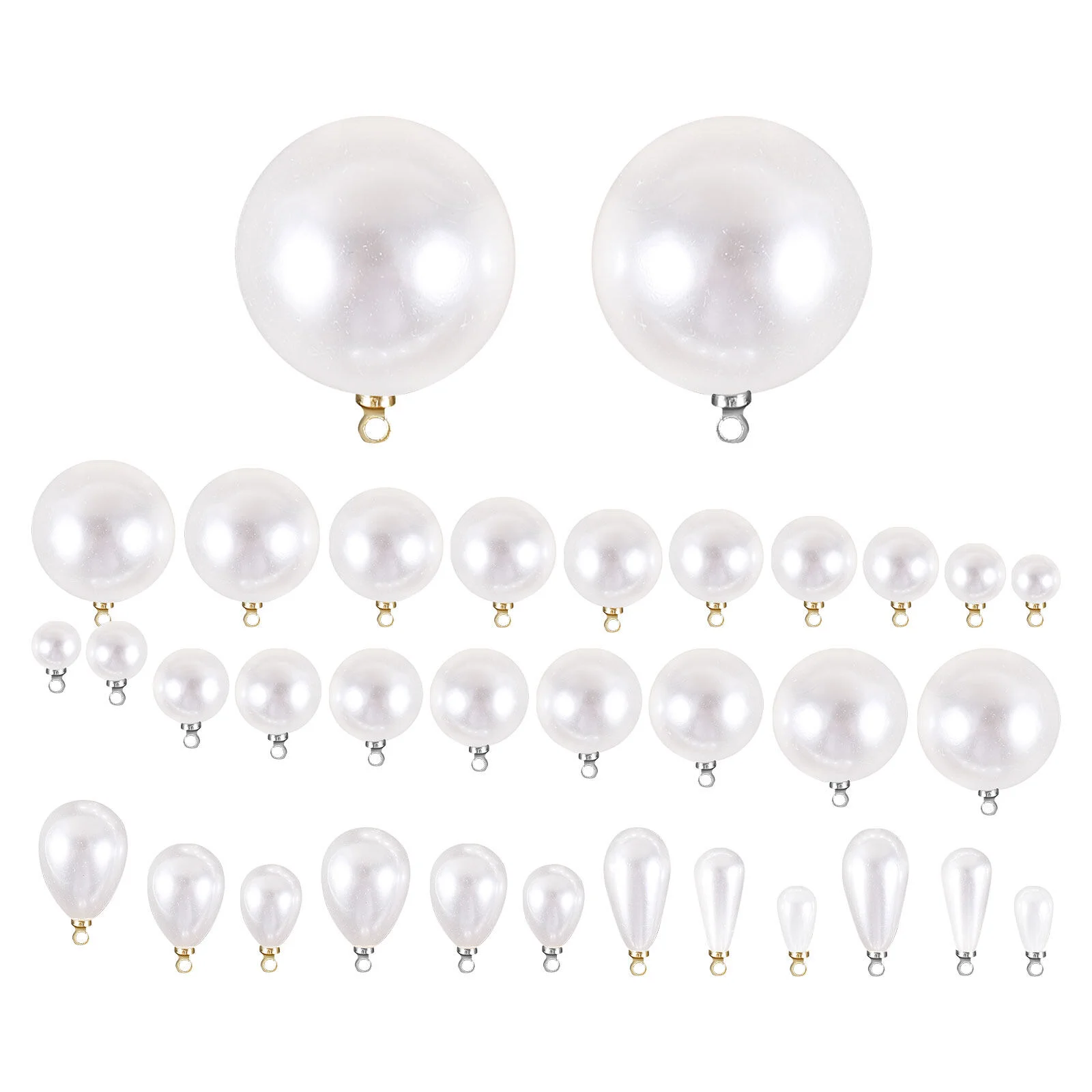 

60 шт., декоративные серьги-кольца, 2 х2 см