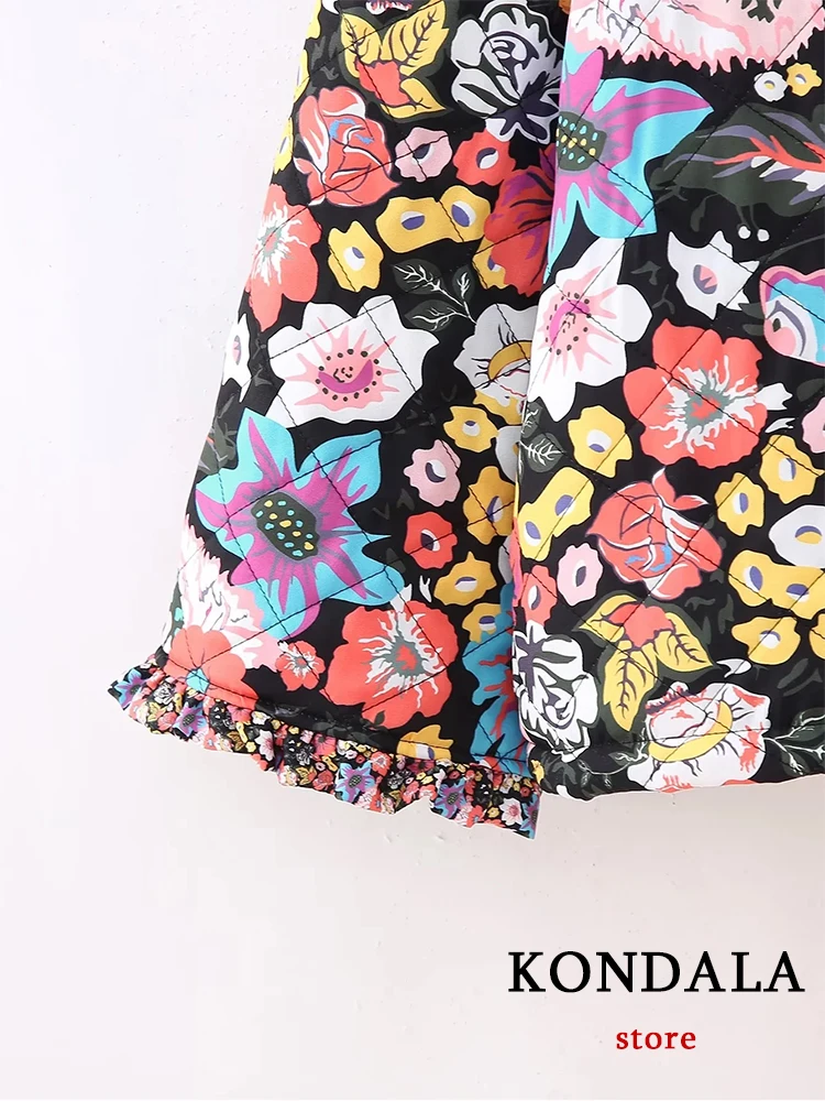 Женский блейзер большого размера KONDALA Vintaeg модная Осенняя шикарная уличная