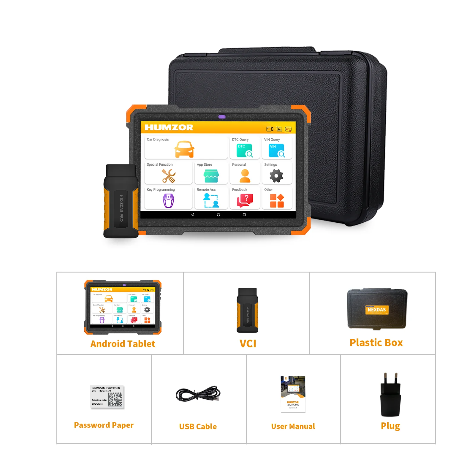 

2022 New Humzor NexzDAS ND366 E lite Automotive Full System OBD2 Tools Diagnostic Tool