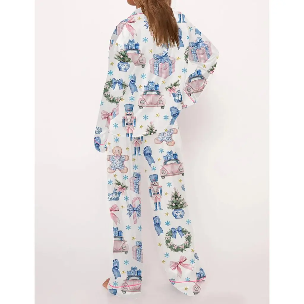 Combhasaki женский комплект из 2 предметов для дома пижамный с длинными рукавами