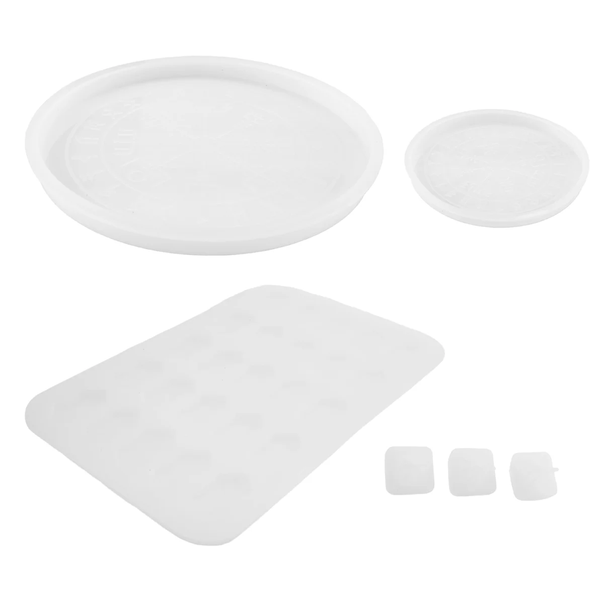 Форма для набора рун смоляная форма гадания силиконовая рунного компаса подноса