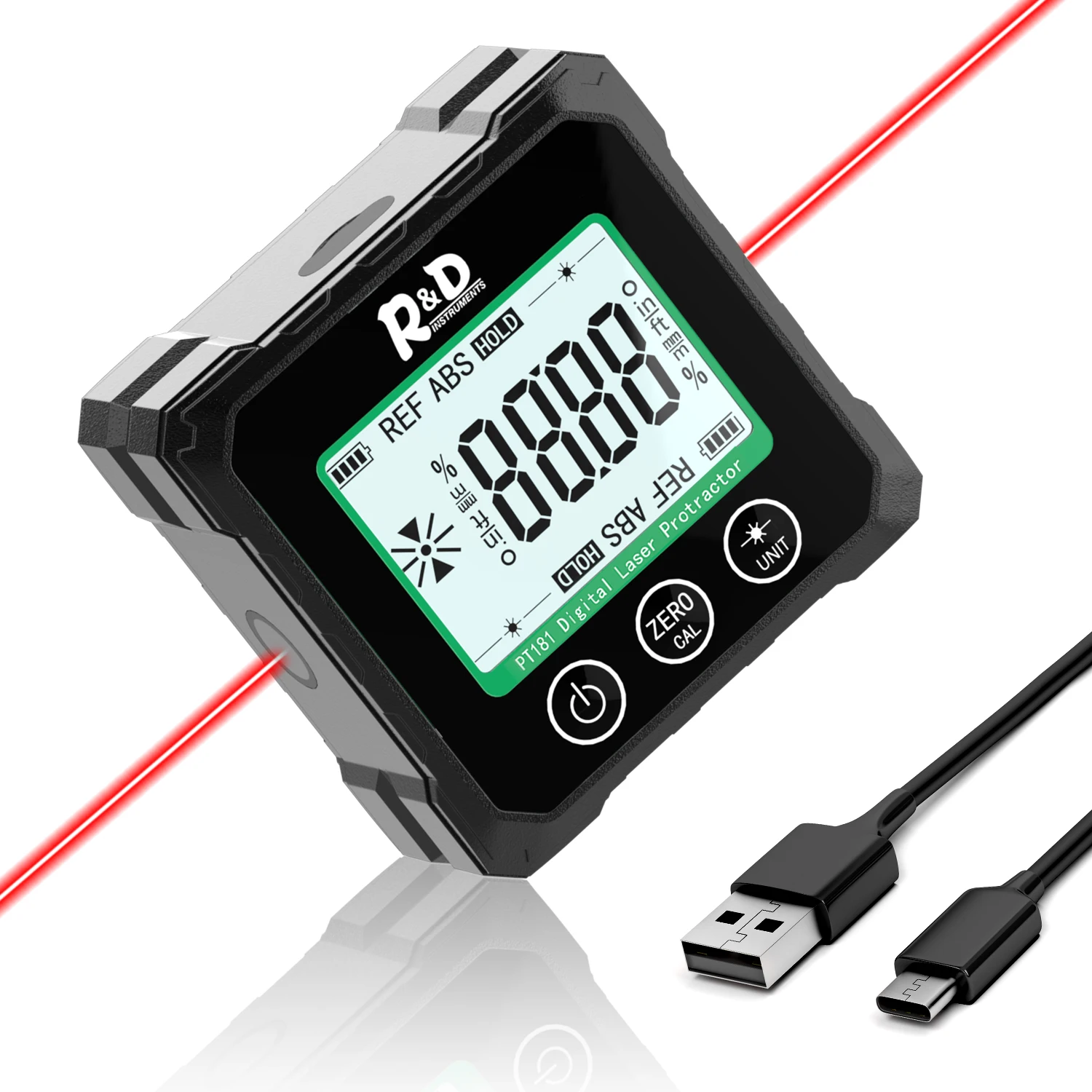 

Лазерный цифровой уровень R&D PT181