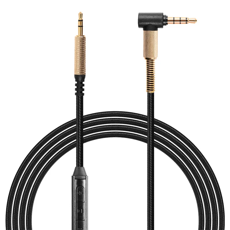 Фото Аудиокабель 3,5 мм с микрофоном для наушников Philips SHP9500, SHP9600, B&O H3, H6, H8, Meizu HD50 beats solo №5