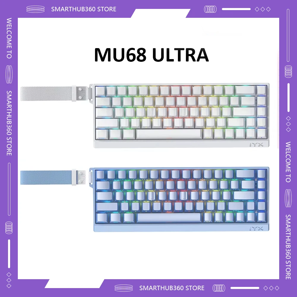 Iyx Mu68 Ultra Hot Swap Rgb Подсветка Mu68Ultra Механическая клавиатура Магнитный переключатель