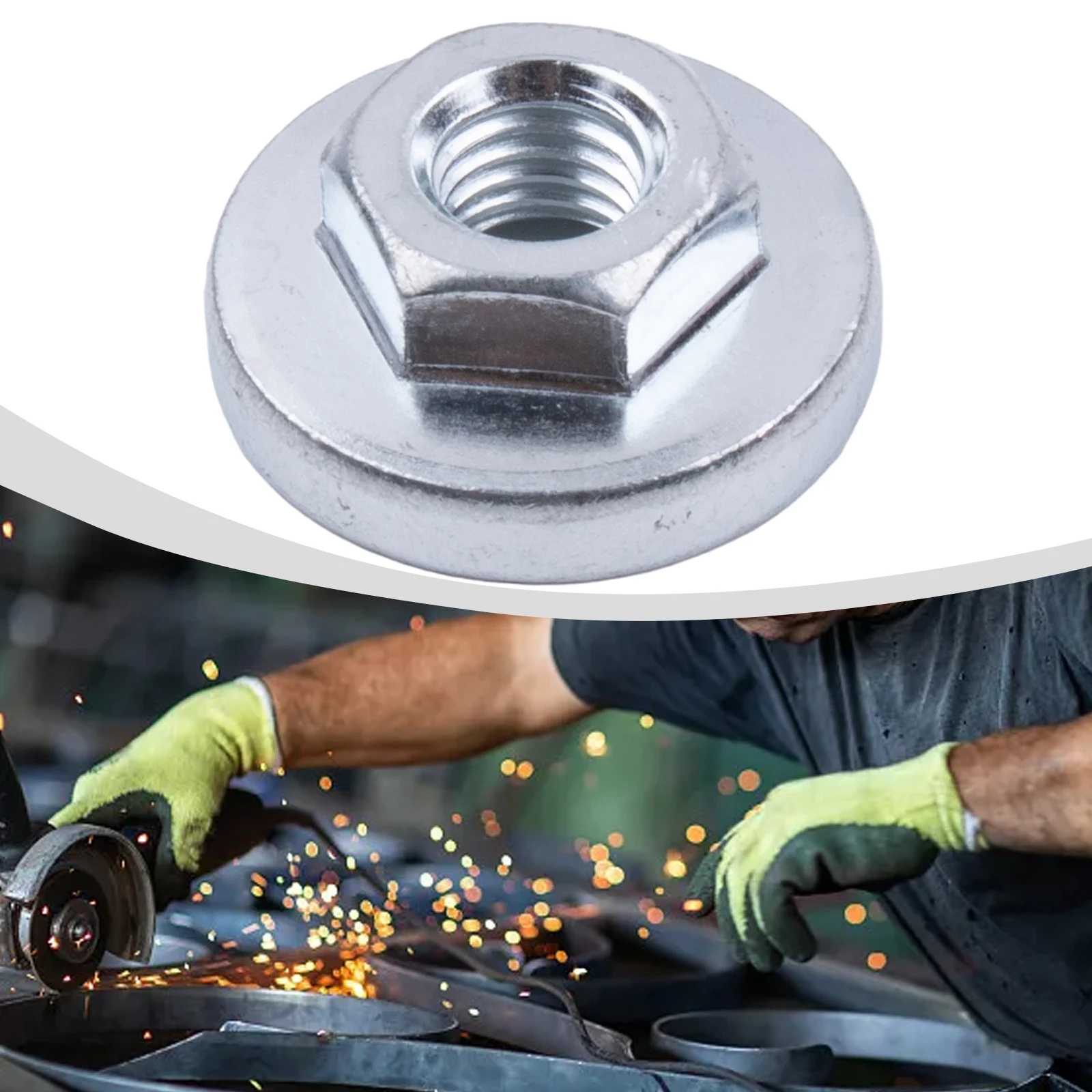 100 Тип M10 Замена резьбы Угловая шлифовальная машина Металлическая нажимная