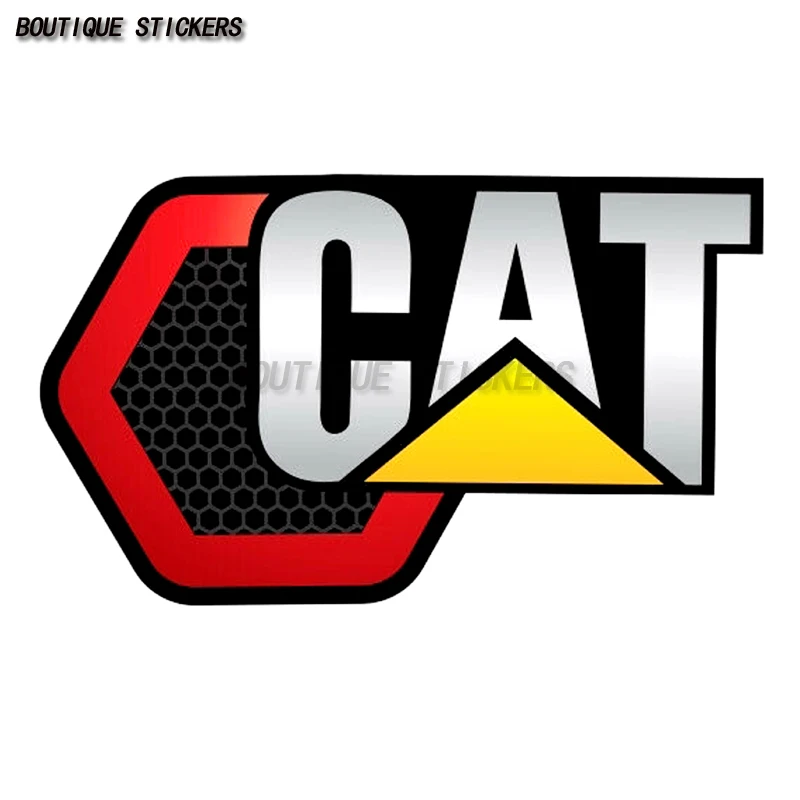 

Cat And Chicken Beauty Lie Down Caterpillar Ute Cut Виниловый водонепроницаемый JDM Van Bike Offroad RV Автомобильные внешние аксессуары Sticke