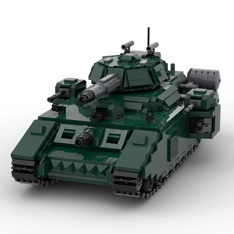 Фото Bricklink Hammer Game Battle, военный танк, оружие Baneblade Immolator, носорог, APC, бронетранспортные средства, наборы строительных блоков, игрушки в подарок №4