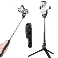 3 in 1 wireless bluetooth selfie stick for iphoneandroid foldable mini tripod expandable monopod with remote control