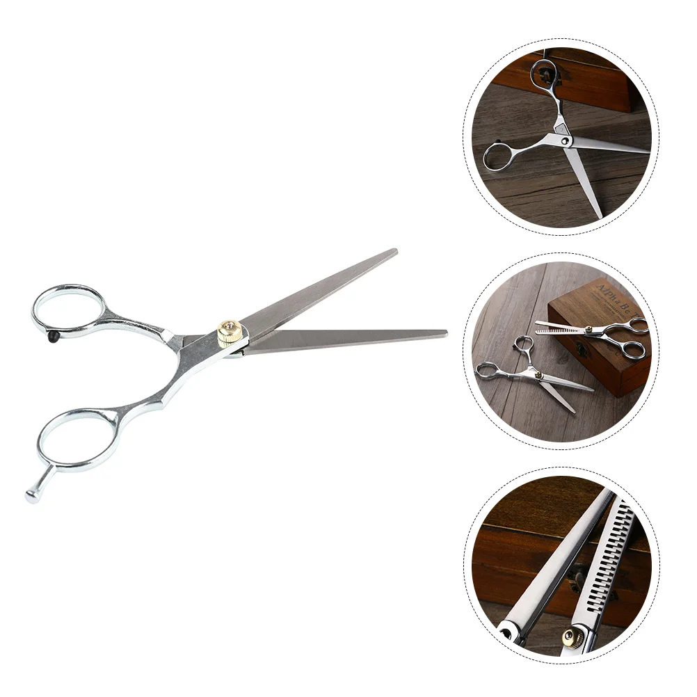 

Hairdressing Supply Practical Haircut Scissors Thinning Sturdy Shears Cutting Tool Stainless Steel Accessory Barber equipment