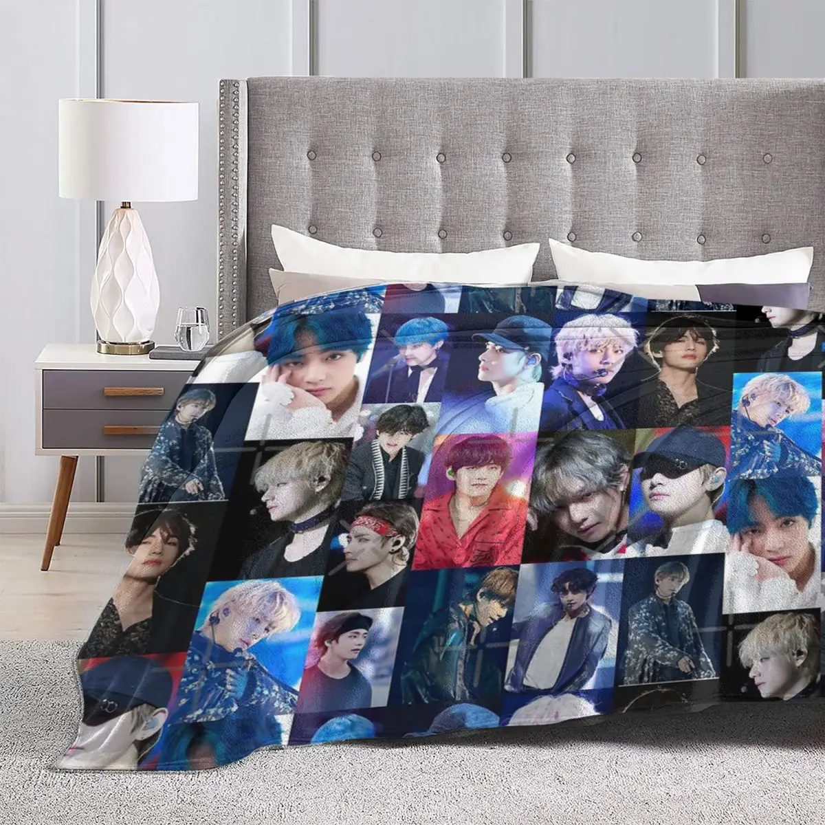 

Покрывало V-Bts Kim Taehyung, плед, покрывало 220X240