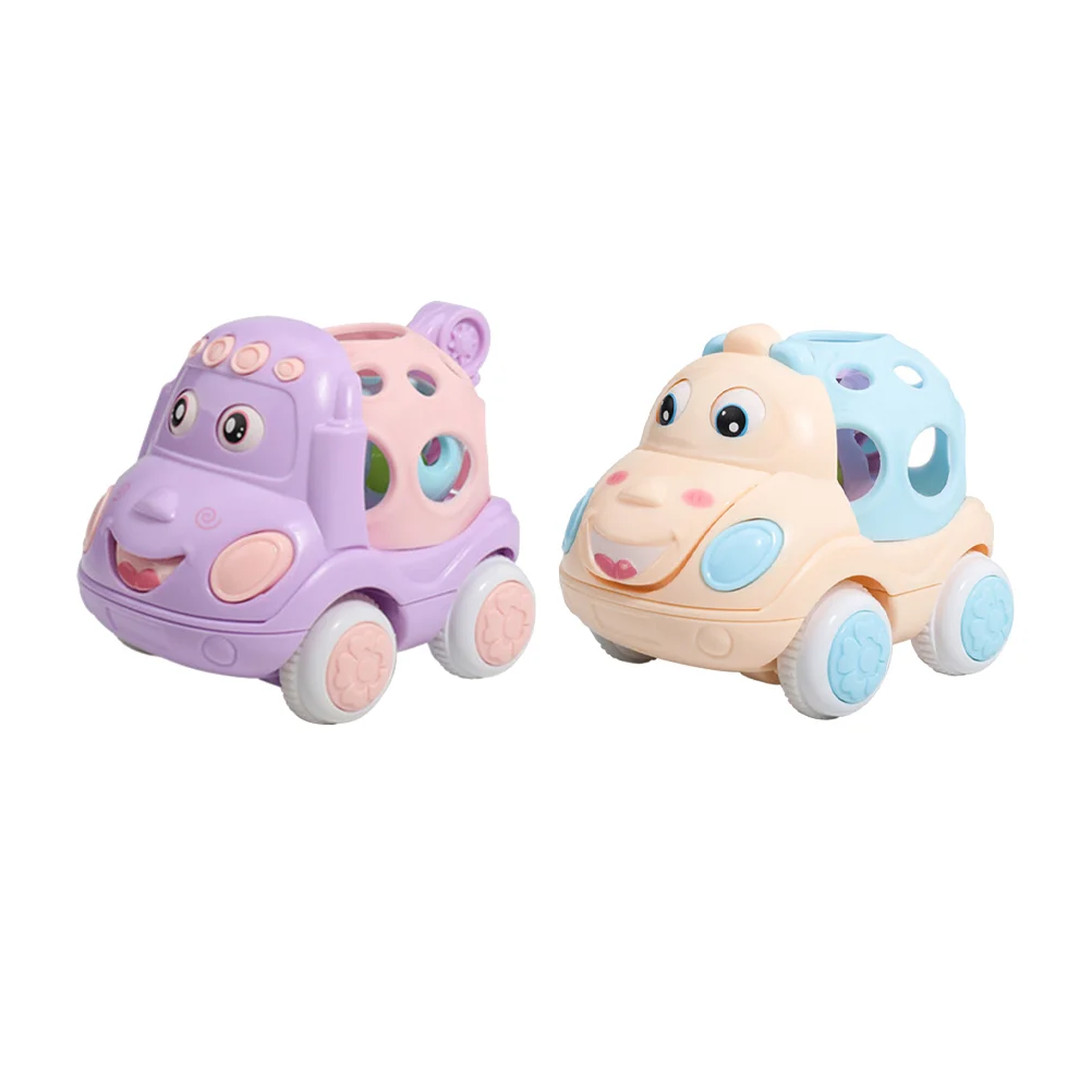 

2Pcs Toys Children Car Toys Toddler Inertial Car Toys Baby Car Small Car with Bell for Children Infant Baby