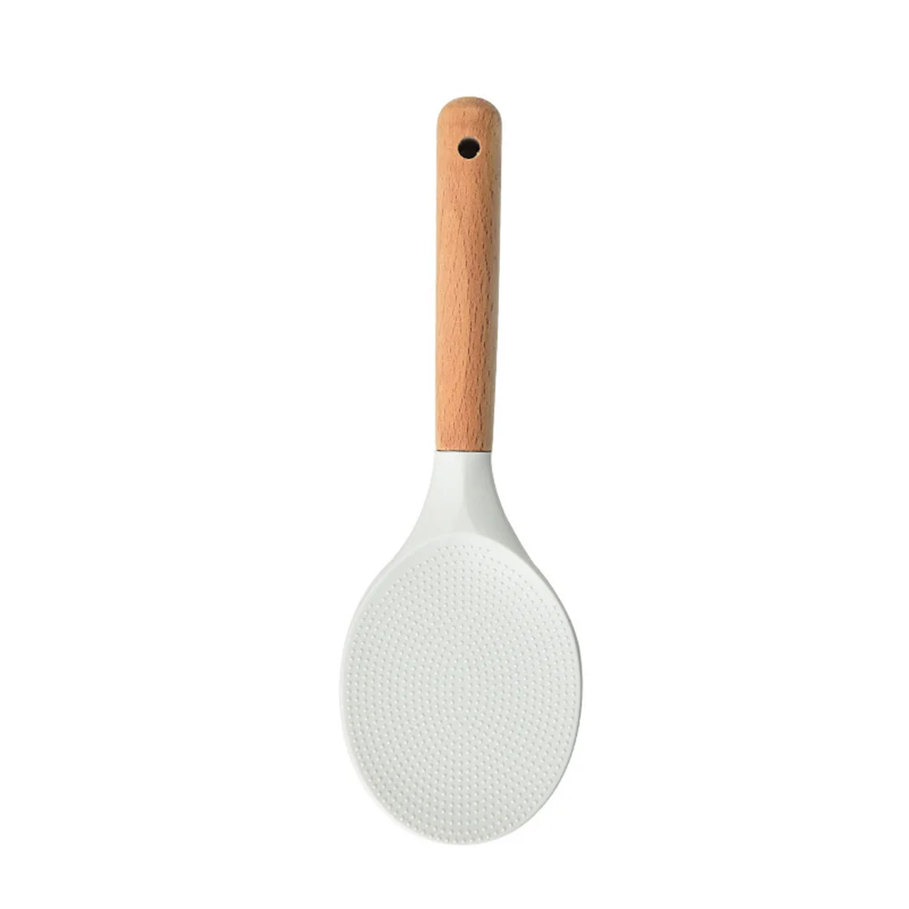 

Tablespoon Ice Cream Scoops Silicone Ladle Silicone Rice Spoon Sushi Rice Paddle Sushi Paddle Long Shovel Rice Spoon