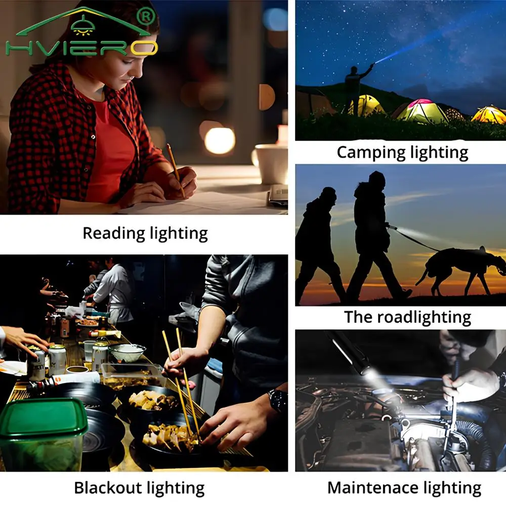 Портативный Мини-cob Светодиодный Многофункциональный Фонарик С Магнитным