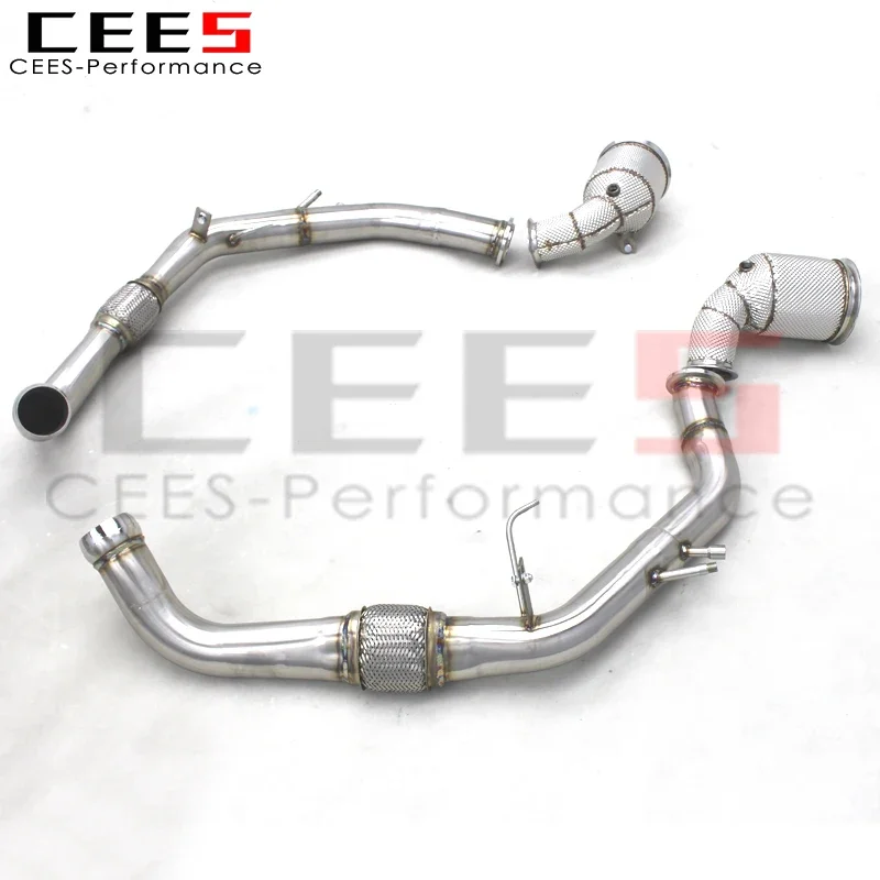 Выхлопные трубы CEES для Porsche Panamera 971/971.2 2.9T 2017-2023 выхлопная система из нержавеющей
