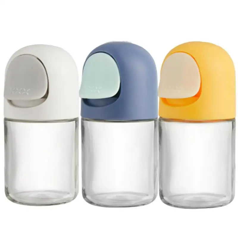 

Salt And Pepper Shakers Reusable Spice Pepper Container With Lids Kitchen Must Have Glass Salt Dispenser For Sea Salts & Spices