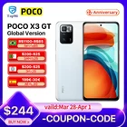 POCO X3 GT 5G 8 Гб 128 ГБ256 ГБ MTK Dimensity 1100 67 Вт Turbo зарядка 6,6 ''120 Гц 5000 мАч 64 мп камера Сотовый телефон NFC