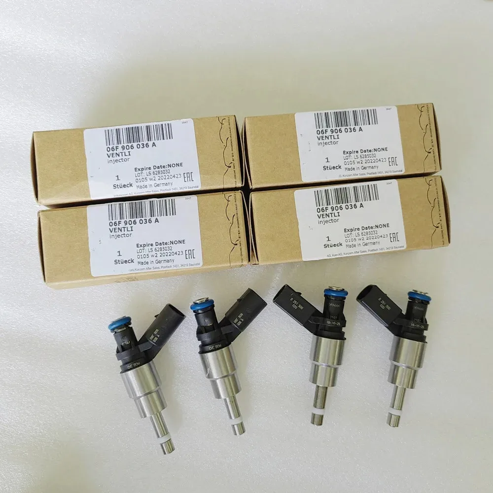 

Топливные форсунки для AUDI A3 A4 BPY 0261500037 л 4 шт., для A1 S3 TT SEAT LEON GOLF VI POLO SCIROCCO 2,0 TFSI 06F906036A