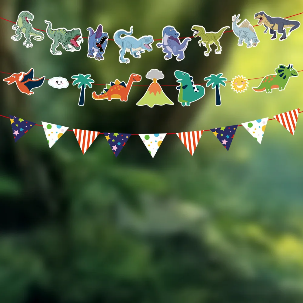 

Яркий сафари в джунглях, динозавр, яркий динозавр, яркий динозавр, с первого дня рождения, детский день рождения, декоративные принадлежност...