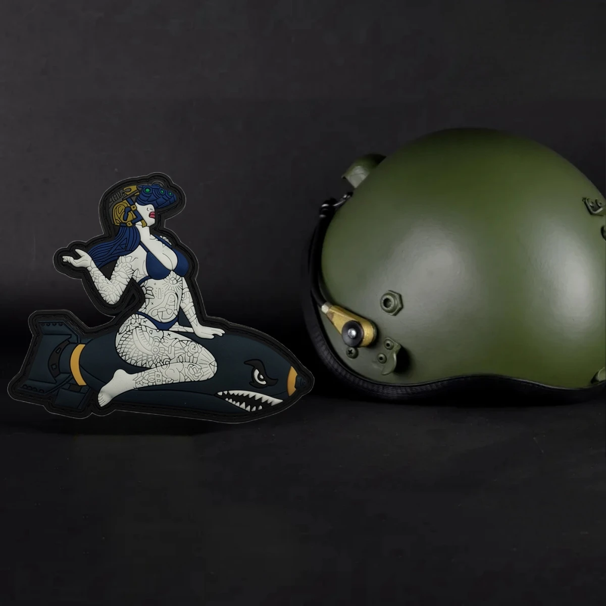 Значок Акула Женский солдат значок-осьминог Sharpshooter пластырь из ПВХ