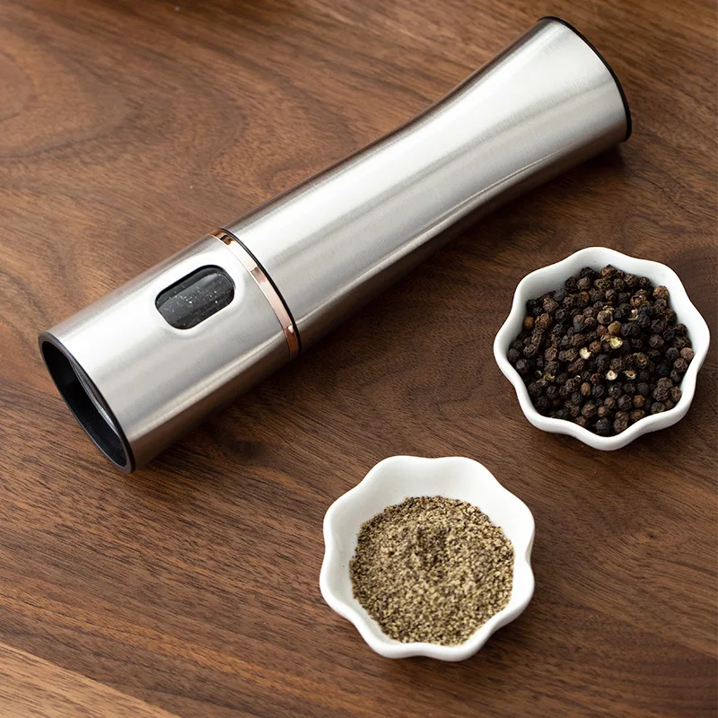 

Electric pepper mill stainless steel pepper salt grinder ceramic core pepper mill electric friteuse et machine cafe
