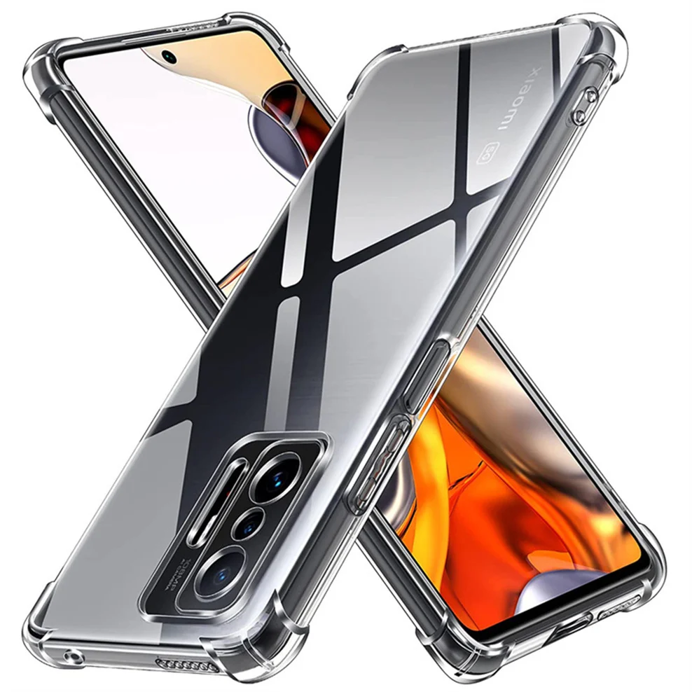 

Silicone Case for Xiaomi 11T Pro Soft Shockproof Clear Phone Cases Mi 11T Pro Xiaomi 11T Cover Mi-11T Xiaomi 11 T Pro Case Mi11T