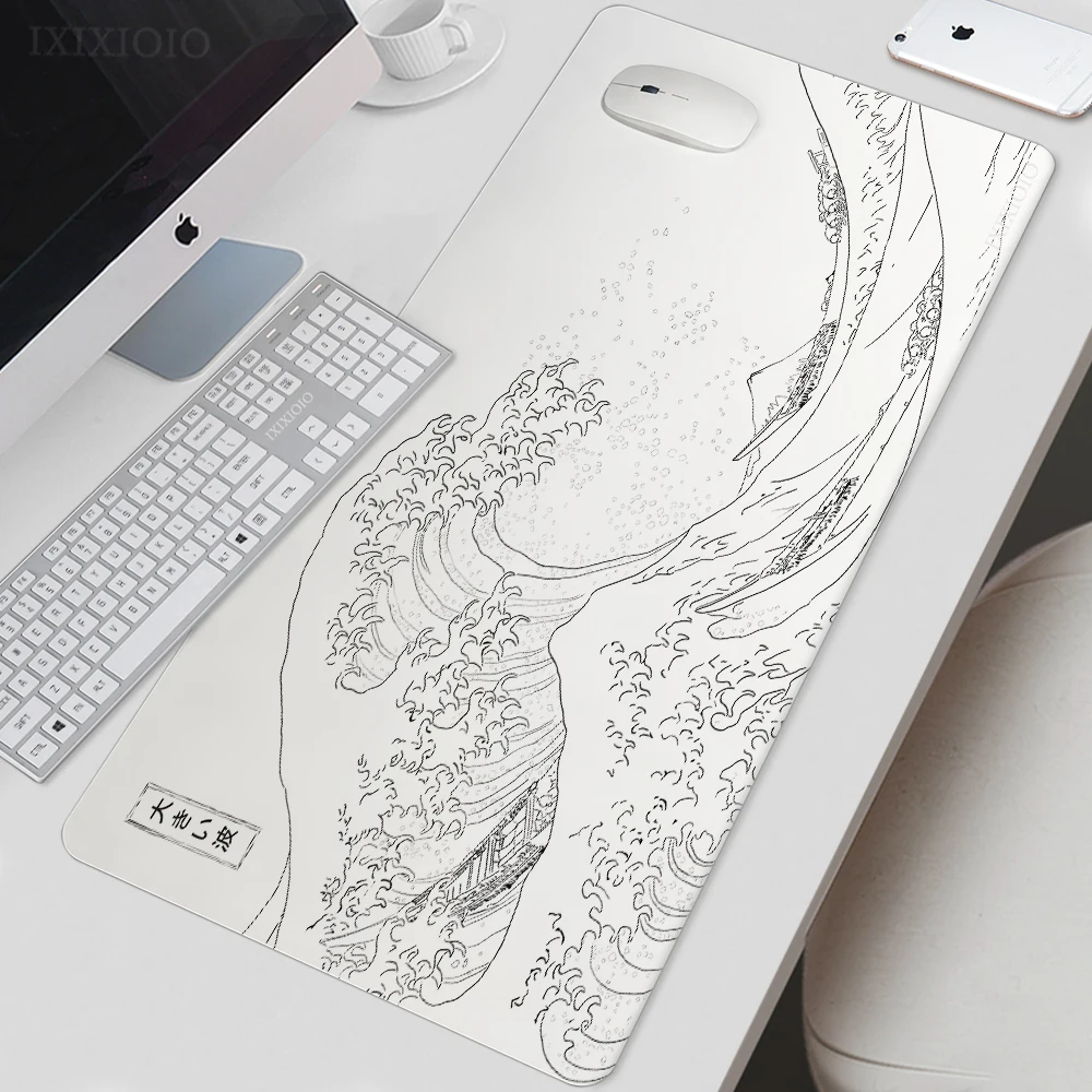 

Коврик для мыши Great Wave XL, игровой коврик для мыши для дома и компьютера, из натурального каучука, мягкий, для офиса, ПК