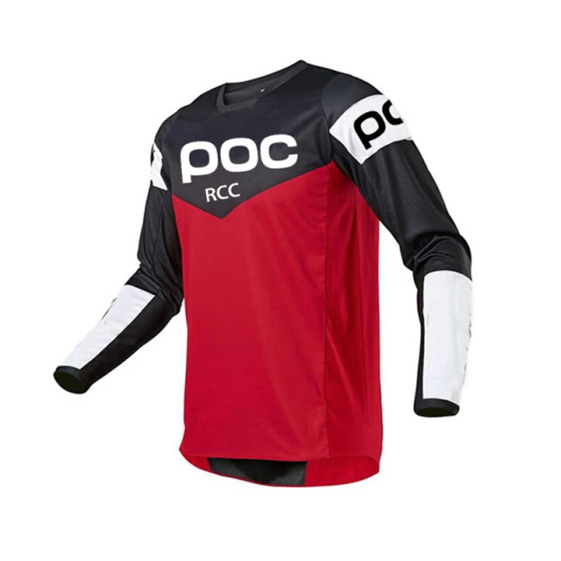 2022 RCC POC Enduro горный велосипед Джерси MX Мотокросс BMX гоночный DH с длинным рукавом