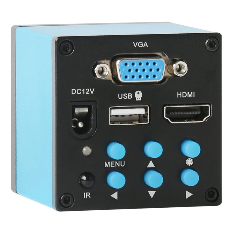 Цифровой видеомикроскоп 2 МП 1080P 60FPS HDMI VGA камера 130X Регулируемый зум объектив