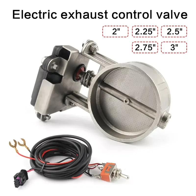 

Electric exhaust control valve2"/2.25"/2.5"/2.75"/3" Exhaust Control Valve - Low Pressure For Exhaust C