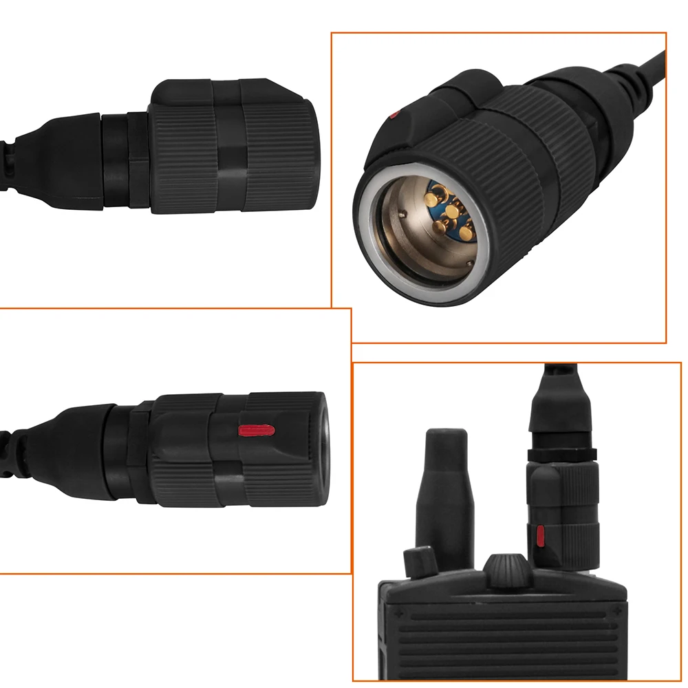 Tactical Shooting Hunting Headphone Adapter U94 V2 6Pin PTT for Walkie Talkie AN/PRC 152\148