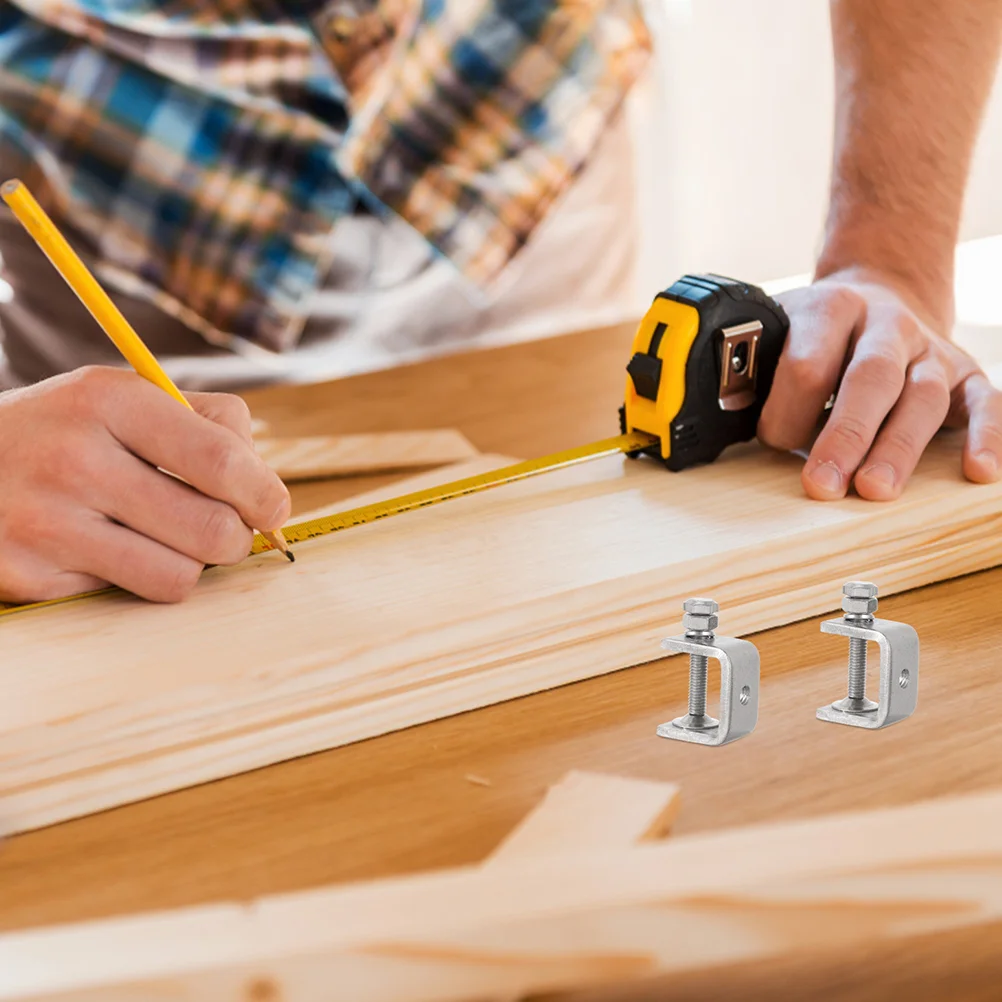 6 шт. C-образный зажим тигровый деревянный стандартный широкоугольный для тяжелых