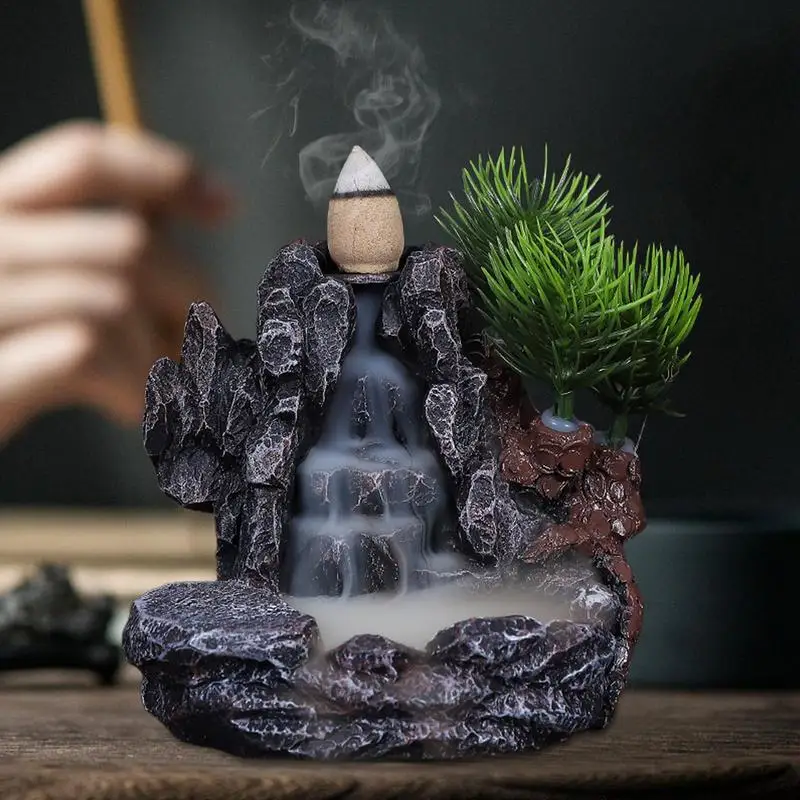 Подставка для ароматических благовоний из смолы ароматизатор Водопад