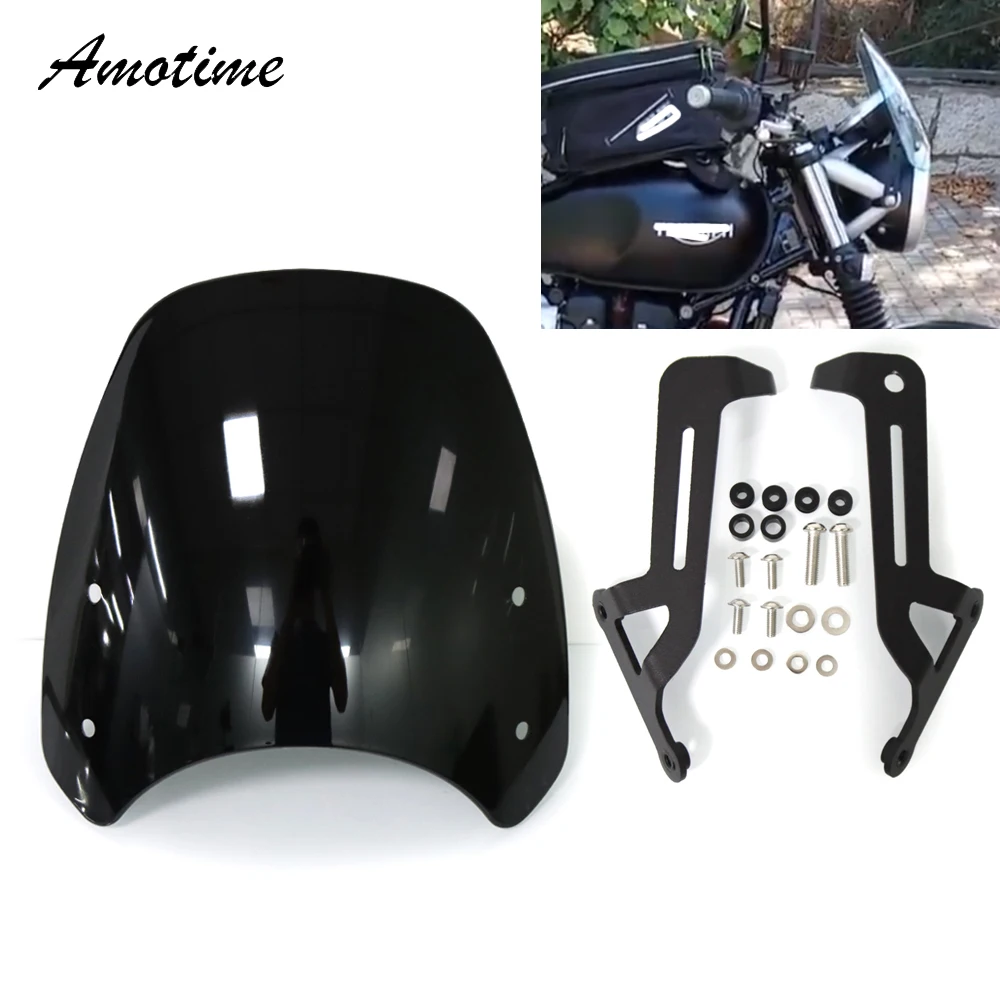 Обтекатель фар мотоцикла лобовое стекло для Street Twin 900 2019 2020 2021 2022 ветровое StreetTwin