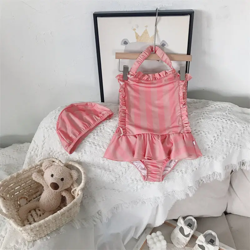 

Baby Princess Swimsuit Summer Children's Clothing Bikini Girls One-Piece Swimsuit Children's Western Style Kids Swimwear Female